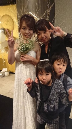 嫁さんの友達の結婚パーティー！