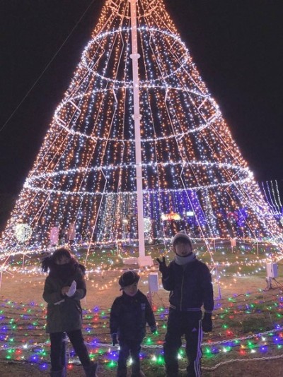 香川まんのう公園のイルミネーション