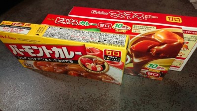 今日はチキンカレー！