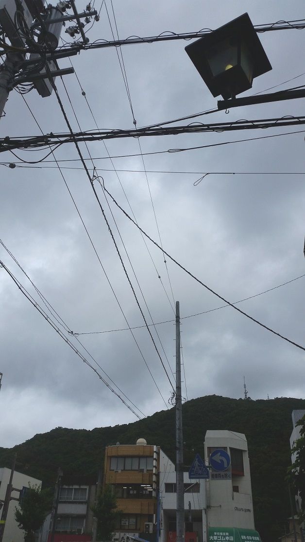 台風7号空模様