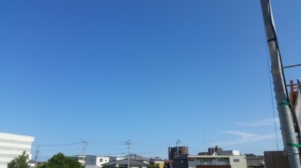 今日の空