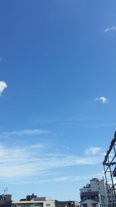 今日の空