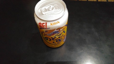 ビールで一杯