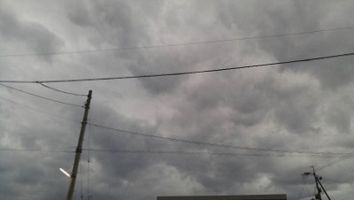 今日の空模様　曇ってる～