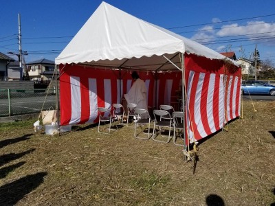 本日の地鎮祭