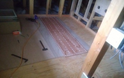 床材貼り施工