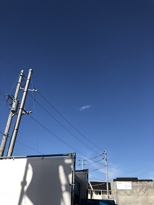 今日の空