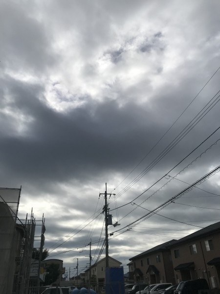 今日の空