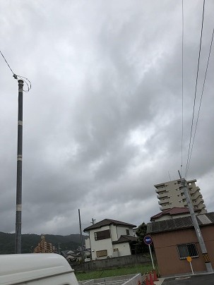 今日の空