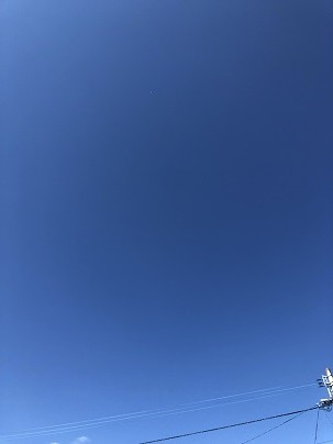 今日の空