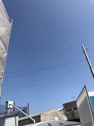 今日の空