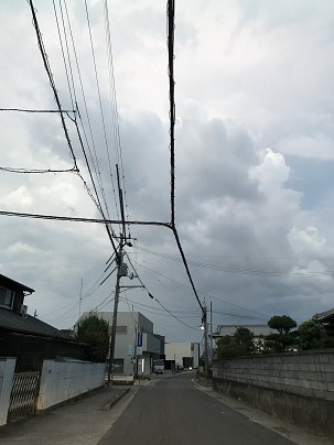 今日の空