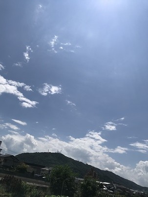 今日の空