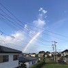 今日の空には虹が！