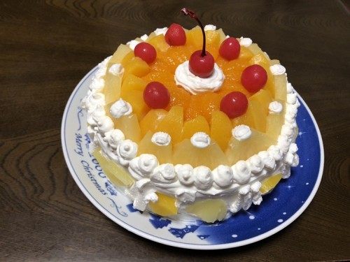 子供たち手作りの誕生日ケーキ！