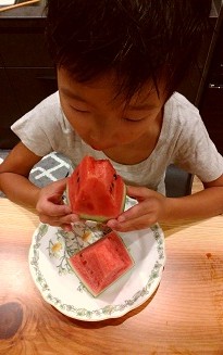 練習後のデザート